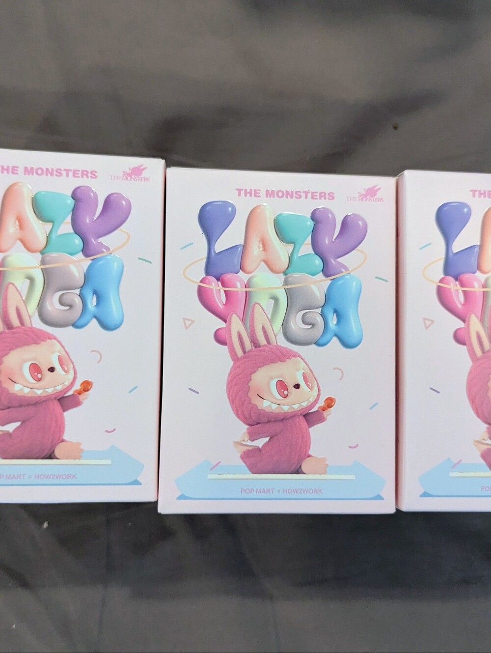 POP MART Labubu THE MONSTERS Lazy Yoga Series Figures + Boxes, sealed NWT
